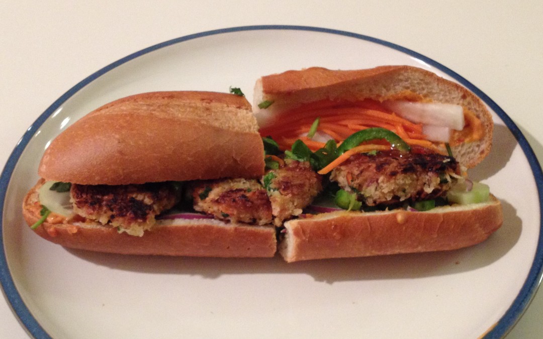 Salmon Banh Mi, Served with Friendship